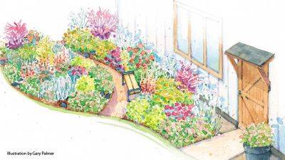 Cut Flower Garden Plan with Colorful Annuals - gardengatemagazine.com