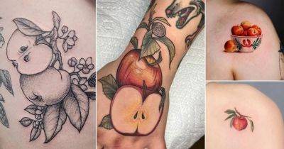 22 Fascinating Apple Tattoo Ideas - balconygardenweb.com