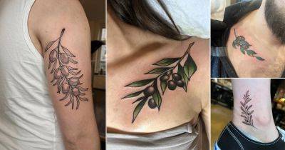 50 Olive Branch Tattoo Ideas - balconygardenweb.com - Greece